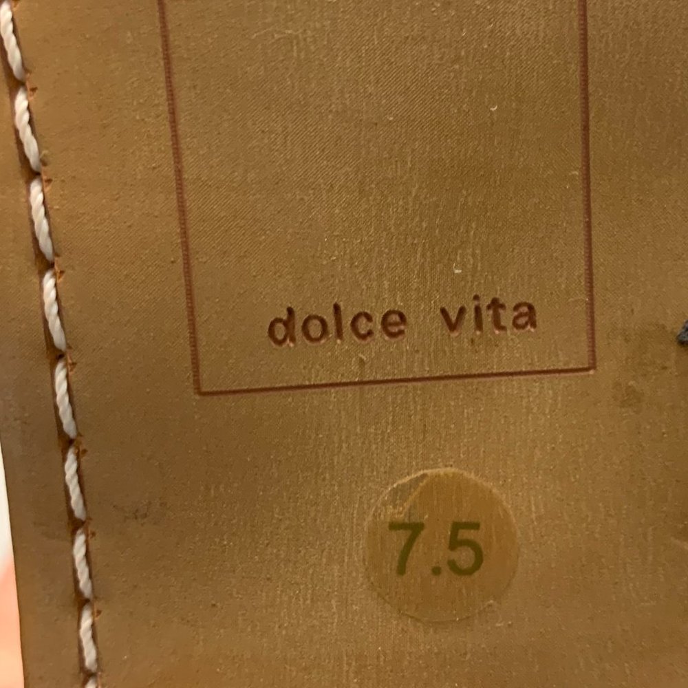 Dolce Vita Brown Leather High Boots Women's Size 7.5 - Picture 8 of 8